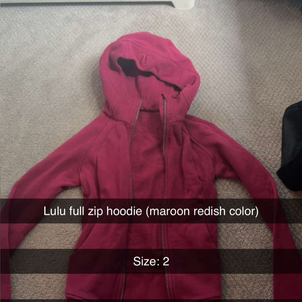 lululemon athletica Full Zip Hoodie - pink